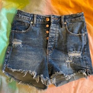 We the free high waisted Denim Shorts